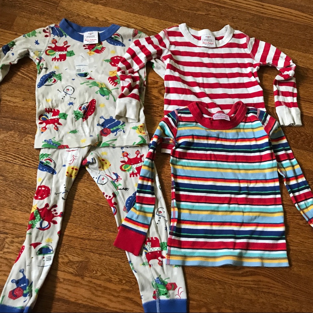 Hanna Andersson organic long john PJ lot 100/4